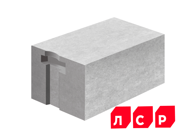 Газобетон ЛСР Сертолово D400 250х250х625 мм фото 0